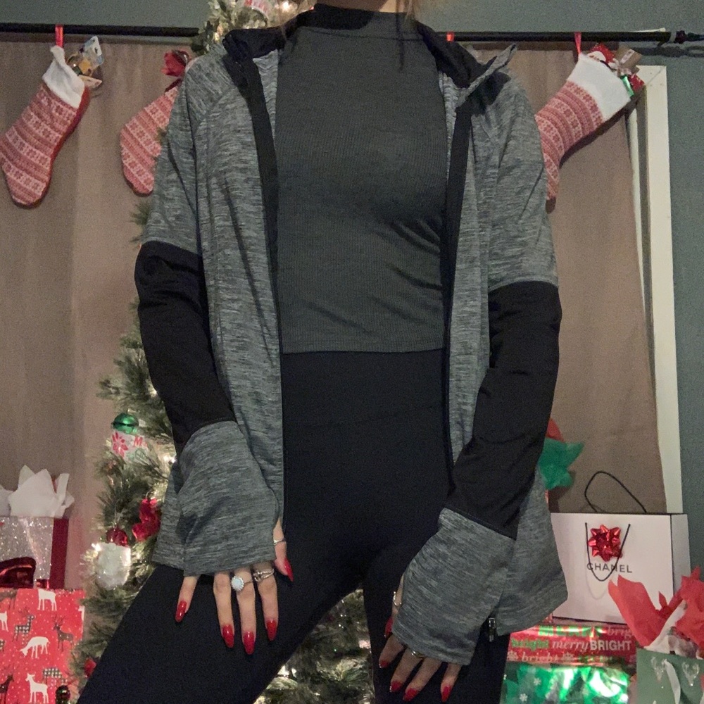 Danskin semi fitted athletic jacket